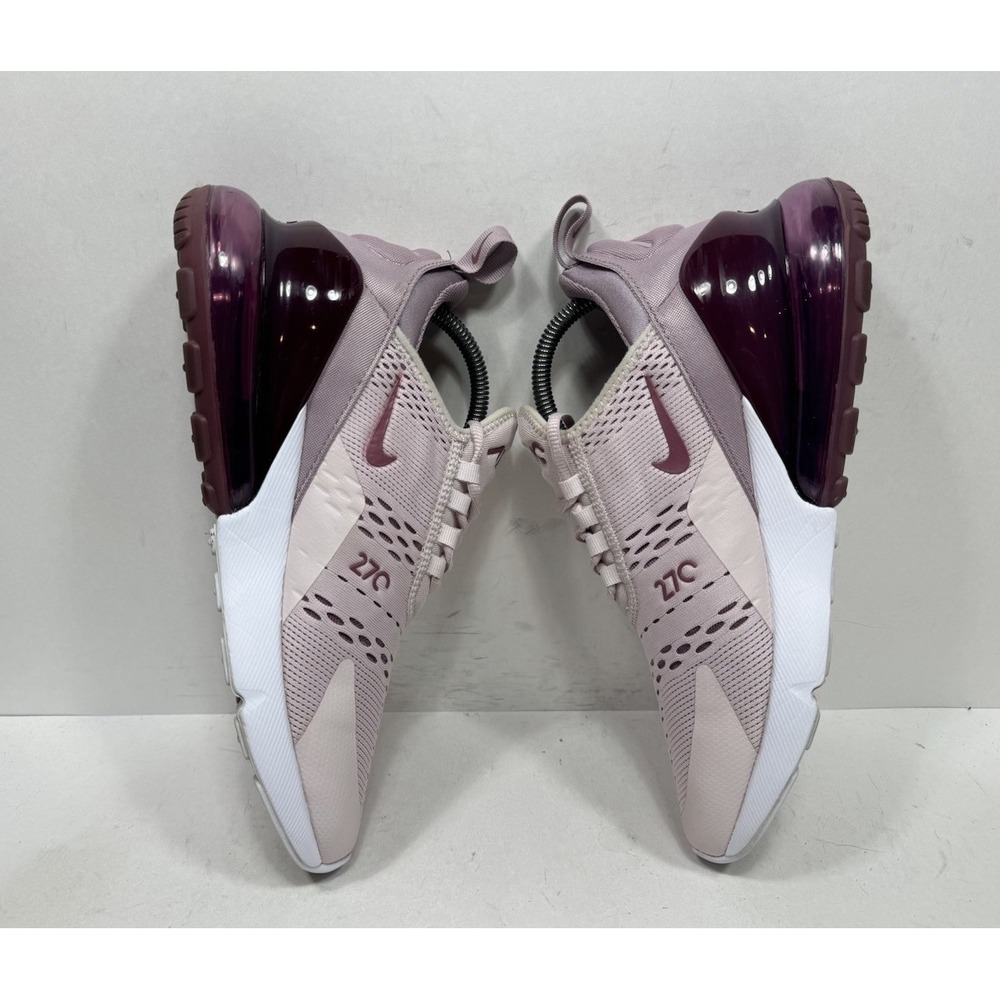 Nike Air Max 270 Women’s Pink and Burgundy Athletic Sneakers - Picture 5 of 8